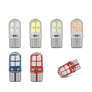 סיליקון ג 'ל cob הוביל את המכונית אור 2835 8smd t10 <span class=keywords><strong>w5w</strong></span> צד חניה קריאה הנורה אות אור 12v לבן