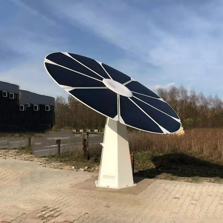 Fiore personalizzato forma di albero Pergola Solaire Panneau esterno Kit da giardino Fotovoltaico 3 Kw Design piccolo sistema di energia solare per la casa