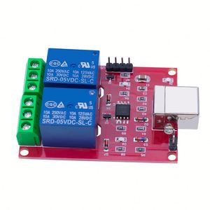 5V 2-way USB <strong>Relay</strong> Control Switch Programmable Computer Controlled Smart Home PC Intelligent <strong>Controller</strong> - Product Image 3