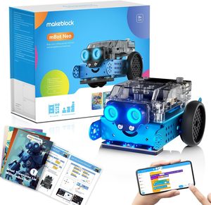 Makeblock mBot Neo Coding Robot for Kids、AI Learning Robot Support Scratch & Pythonプログラミング、8〜12歳以上の子供向け - Product Image 1