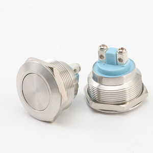 Vendita calda 12V Ip67 gradi Micro pulsante elettronico Mini metallo Pcb interruttore a pulsante con luce pilota - Product Image 2