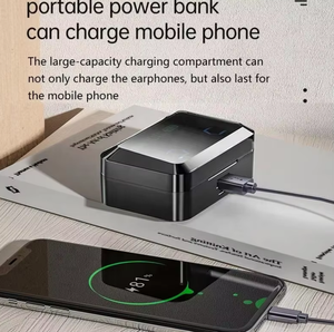 Yeni geliştirmek dijital güç ekran dokunmatik kontrol kulak Stereo M36 Tws acil güç ile telefon kulaklıklar için - Product Image 5
