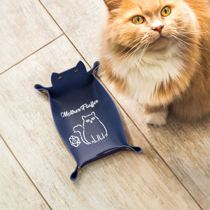 Dễ Thương Mèo Xúc Xắc Khay Da Mèo Hình Dạng Có Quầy Catchall Khay Dungeons Rồng RPG Trò Chơi Lưu Trữ Đồ Trang Sức Chìa Khóa Bàn Tổ Chức Khay - Product Image 5