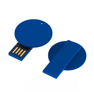 2.0 di memoria flash circolare in plastica ABS 3.0 mini regalo di promozione portatile 2 GB Card USB Flash drive - Product Image 1