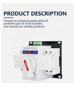 Jeneratör çift güç değişimi için CE sertifikalı 63A otomatik Transfer anahtarı 2P 20a 25a 32a 40a AC besleme gerilimi - Product Image 2