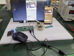 JX-2556TH-B Portable <strong>LCD</strong> Monitor EDP Screen Controller 2*HD Wireless Transmitter 5mm Thickness One Wire Connection All-In-One - Product Image 6