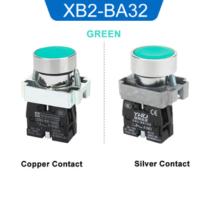 プッシュボタンスイッチXB2-BA31C/42/51/61/21セルフリセットインチング円形点接触電源スタートボタン - Product Image 3