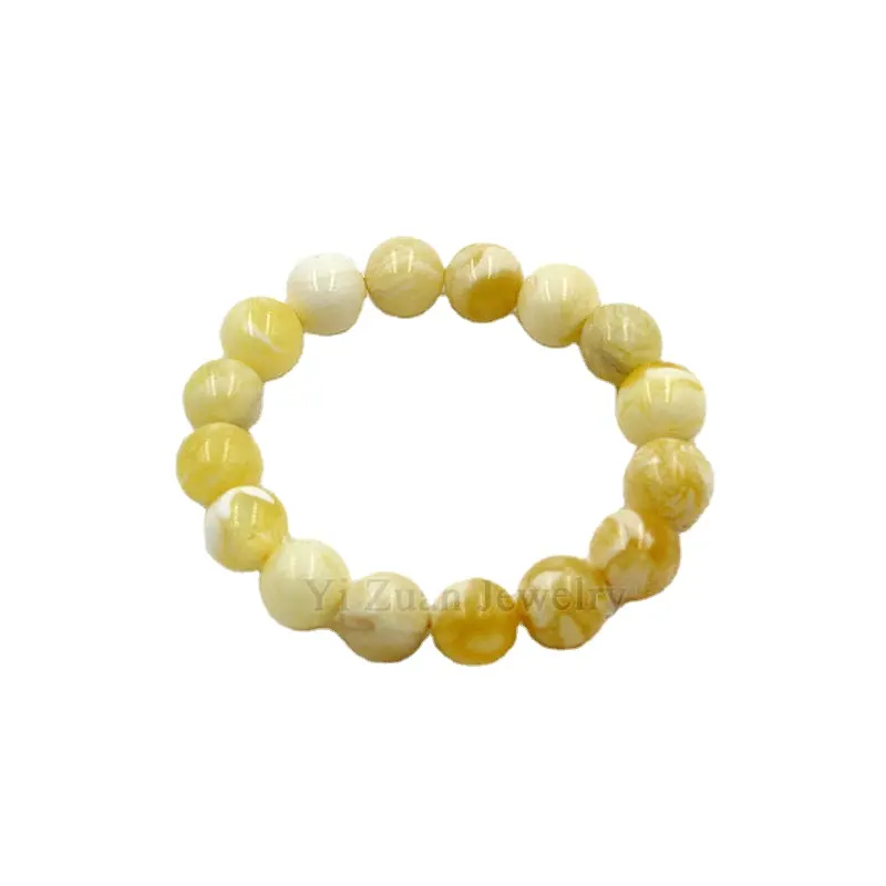 Factory Price Amber Baltic Beads Natural Quality Stone Polished Ball Natural Amber