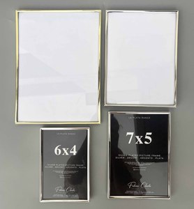 Silver Plated Metal Photo <strong>Frame</strong>, 2023 Popular Silver Shinyy Picture <strong>Frame</strong>, <strong>Thin</strong> Photo <strong>Frame</strong> - Product Image 4