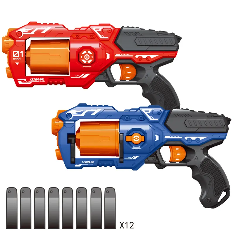 Pistola de balas blandas manual para niños al por mayor pistola de plástico de balas blandas de juguete para niños