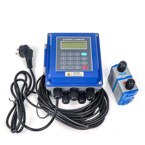 TUF-2000B Wall Mounted Water Flow Meter Transducer TS-2/TM-1-HT Optional SD Storage Clamp <strong>Sensor</strong> Liquid Ultrasonic <strong>Flowmeter</strong> - Product Image 1