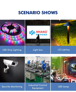 HHANG OEM Industrial 12V 24V 100W 150W Fuente de alimentación conmutada AC DC Transformador de tira de luz LED 5A Corriente de salida Entrada de 110V