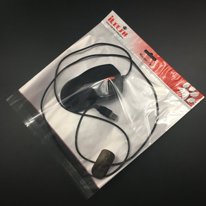30 MIC promoción al por mayor tamaño personalizado claro transparente encabezado de tarjeta embalaje plástico CPP OPP bolsa autoadhesiva para joyería - Product Image 1