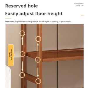 Giá Đựng Đồ Nhiều Tầng Kệ sách đơn giản sàn gia dụng Vách ngăn phòng khách đa chức năng chống lại kệ treo tường - Product Image 4