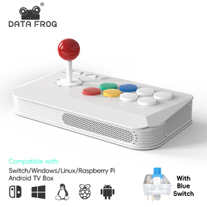 I dati più recenti FROG Y5A Arcade Stick Switch Windows supporto Wireless per Bluetooth 2.4G connessione cablata joystick Controller di gioco
