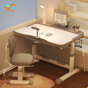 Bulk Order Support Complete Commercial Furniture Set Heavy-Duty Bookshelf And Desk Stable Supply Modern Design School Set - Product Image 2