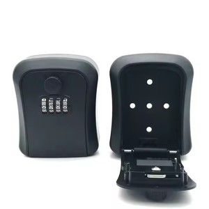 Nuevo código inteligente contraseña llave caja de bloqueo llave de almacenamiento montado en la pared llave caja de seguridad impermeable al aire libre Keybox 4 dígitos contraseñas