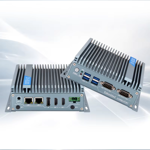内蔵Core i3 i5 i7インダストリアルボックスコンピュータトリプルディスプレイ内蔵PC GPIO RS232 RS485デュアルLANファンレスミニPC - Product Image 1