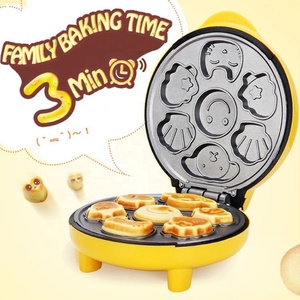 Cartoon Automatic <strong>Cake</strong> Baking Machine Small Toaster Double Heating Portable Breakfast Baking <strong>Maker</strong> - Product Image 3