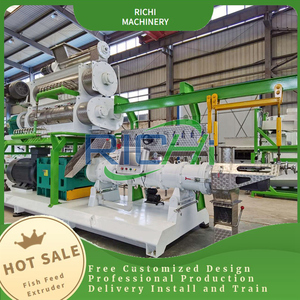 RICHI 1000-12000 Kg/giờ Ướt Loại Nổi Thức Ăn Cho Cá Nhà Máy Sản Xuất Nhà Máy - Product Image 3