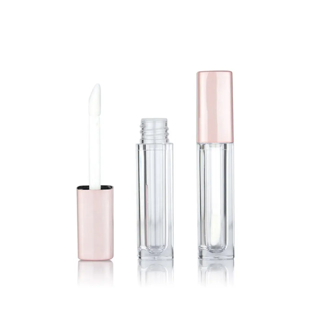 Shantou Fabriek Mini Sample Vierkante Lipgloss Buis Van Aangepaste Cosmetische Lipgloss Verpakking