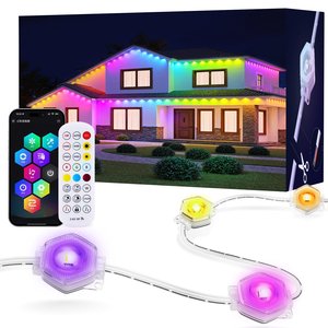 Sıcak Satış RGBW + WIFI Kontrollü Noel Tatil Atmosferi Çatı Işık Dizisi Su Geçirmez Dekoratif Aydınlatma - Product Image 2