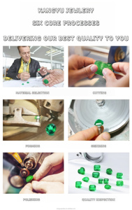 אמרלד מעבדה, אבן חן רופפת, אבן חן מעבדה באיכות גבוהה, מידות מרובות - מוסמך GRC/AGL לייצור תכשיטים - Product Image 6