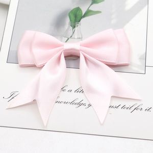 Pre Tied Ribbon <strong>Bow</strong> With Self Adhesive Applique Wedding Dress Sewing Trim DIY Craft Ribbon Flower <strong>Bow</strong> - Product Image 3