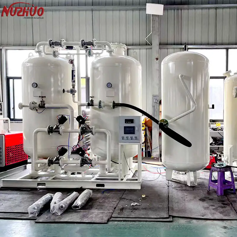 Nuzhuo เครื่องผลิตออกซิเจนทางการแพทย์ด้วยระบบเติมออกซิเจน PSA 10m 3 /h