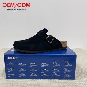 Birkenstocks untuk Boston sandal gabus kulit sapi untuk pria/wanita 1:1 menyalin Jerman kualitas asli lengkungan anti-selip ringan - Product Image 2