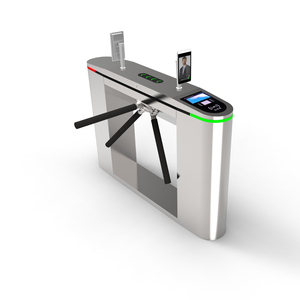 Sistema de control de acceso biométrico de puerta de torniquete de trípode automático de fábrica Bosiny con torniquetes de reconocimiento Wiegand Face RFID QR - Product Image 2