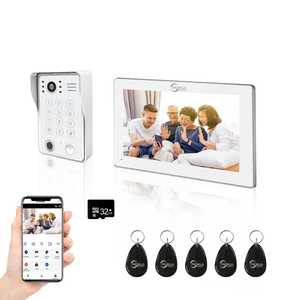 Anjielo RFID unterstützt WiFi-und HD-Video-Intercom-Türklingel system für Mobiltelefone mit fünf Türöffnungen - Product Image 1