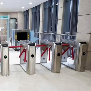 Fabbrica diretta NFC sistemi di controllo di accesso di sicurezza semi-automatico treppiede tornello per palestra - Product Image 5