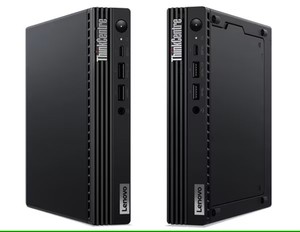Lenovos ThinkCenterM70QミニPCデスクトップコンピューター (ブラック) 最新モデル、Intel Core i3 i5第12世代ビジネス用 - Product Image 1