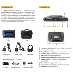New TYM-3A Professional Water Leakage Detector <strong>System</strong> Multiple Water Liquid Leak <strong>Detection</strong> - Product Image 6