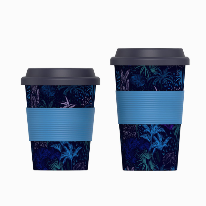 Promotional Custom Fiber Reusable Coffee Cup  High quality reusable cup