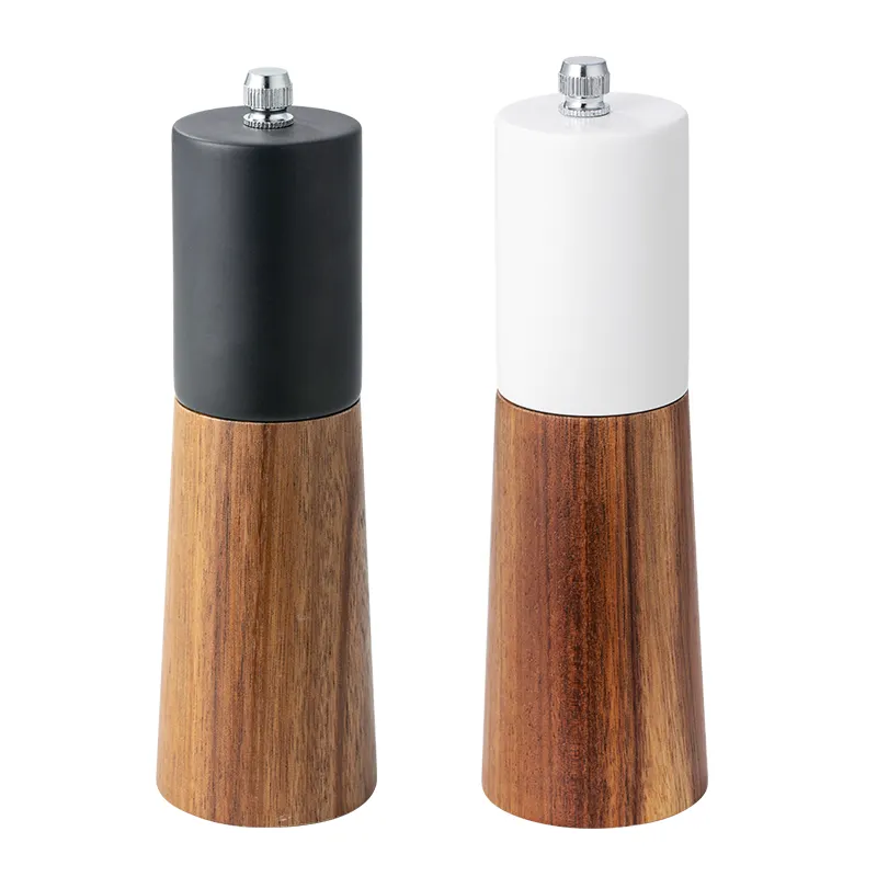 6 Inches Salt and Pepper Grinder Manual Freshly Ground Seasoning Ceramic Core Spice Mill Rough/fine Grinding Tool