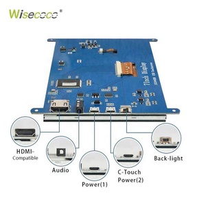 Wisecoco originale new grade A + 7 pollici 1024x600 display lcd modulo all in one con scheda di controllo raspberry Pi a buon mercato - Product Image 3