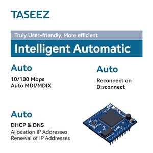 TASEEZ TASE-LAN-753 3 portlu TTL Ethernet modülü Modbus çift yönlü şeffaf iletim - Product Image 4