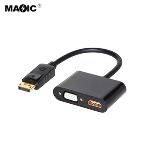 DisplayPort to <strong>HDMI</strong> VGA Adapter DP 1.2 HBR2 to <strong>HDMI</strong> 2.0 (4K 60Hz) or VGA 1080p Converter Dongle DP to <strong>HDMI</strong> VGA Monitor Adapter