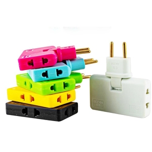 EU-Verlängerung stecker Elektrischer Adapter 3-in-1-Adapter 180-Grad-Drehung Einstellbar für Lade konverter buchse für Mobiltelefone - Product Image 1