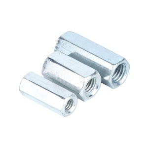 Carbon Steel Zinc Plated <strong>M3</strong> M4 Hex Long Nut with ISO9001 Hex <strong>Coupling</strong> Nuts - Product Image 2