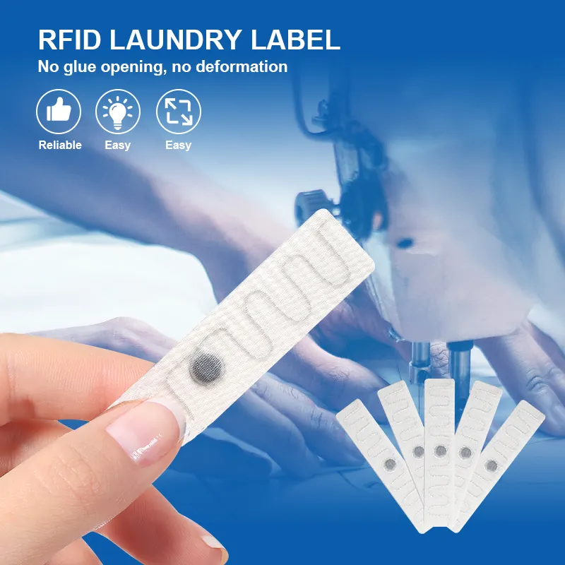 Bohang yıkanabilir RFID etiketi UHF kıyafet etiketi RD-BXD25610