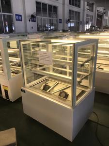1.2m/1.5m/1.8m/2m Glass Door Display <strong>Chiller</strong> Cake and Bread Display showcase