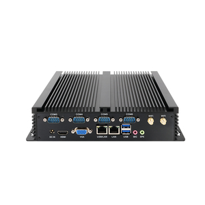 Intel Core I3 I5 I7 4200U 5500U 7200U Business Desktop Fanless Linux Ubuntu Dual LAN 6 COM industriale Mini PC Computer