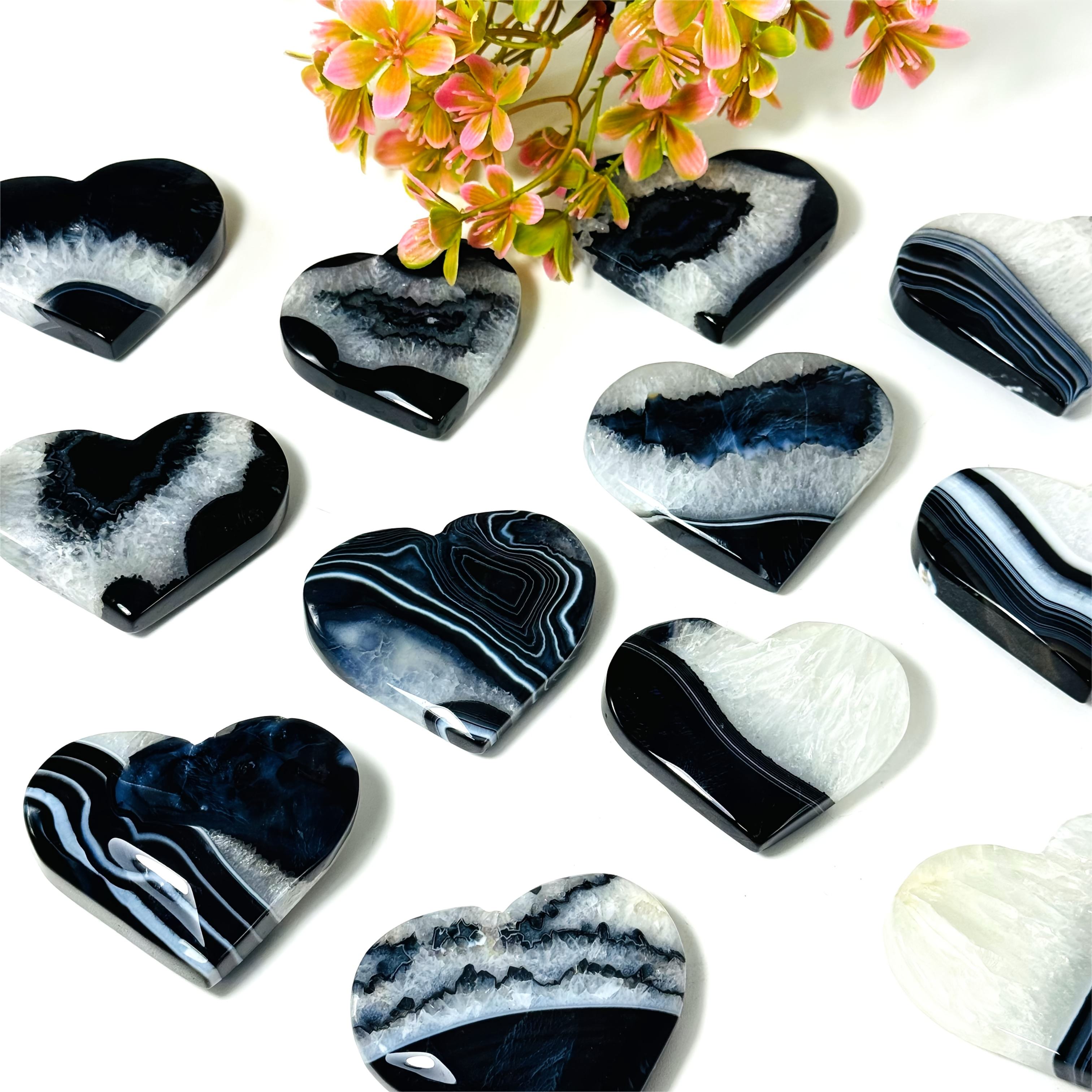 หัวใจอาเกตลายดำ