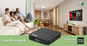 Tanix W2 akıllı Tv kutusu Android 11 Amlogic S905W2 2.4G/5G WiFi 4K HD Set üstü kutu Onn tv kutusu - Product Image 5