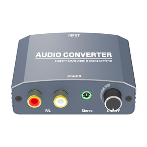 3.5mm Stereo <strong>Audio</strong> Converter with Volume Control Digital to Analog <strong>Audio</strong> Splitter &amp; Converter - Product Image 4