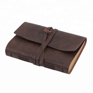 OEM Customizable Vintage Leather Journal <strong>Notebook</strong> Cover Custom Embossed Logo Genuine or PU Leather <strong>Notebook</strong> - Product Image 1