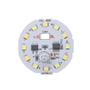 SMD LEDダブルレイヤーPCBボード12v 18w LED電球ライトPCB LEDドライバーPCBリサイクル可能ランプ用